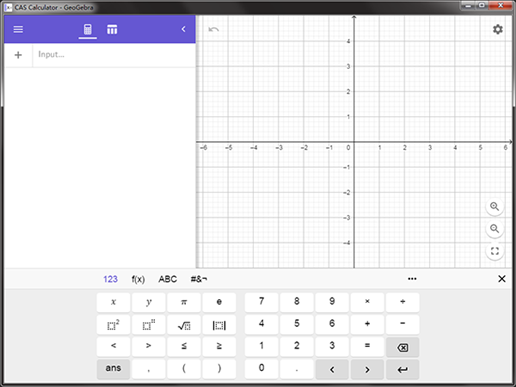 GeoGebra CAS计算器