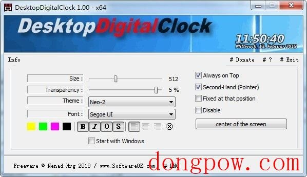 DesktopDigitalClock