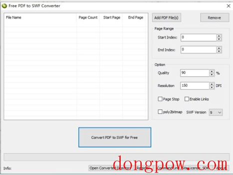 Free PDF to SWF Converter