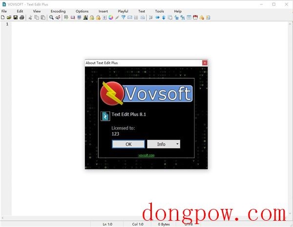 VovSoft Text Edit Plus