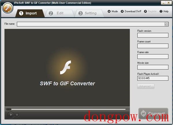 IPixSoft SWF to GIF Converter