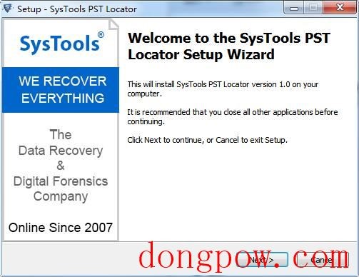 SysTools PST Locator