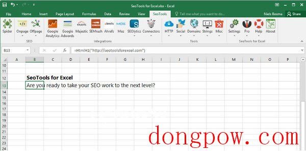 SeoTools for Excel