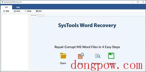 SysTools Word Recovery