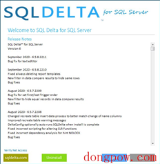 SQL Delta for SQL Server