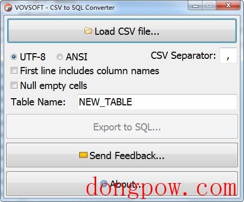 CSV to SQL Converter