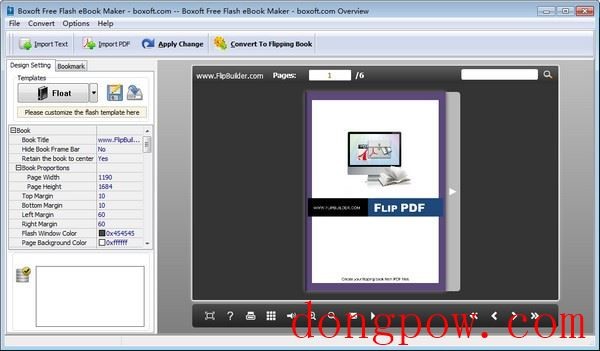 Boxoft Free Flash eBook Maker