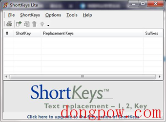 ShortKeys Lite