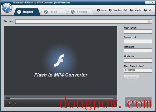 ThunderSoft Flash to MP4 Converter