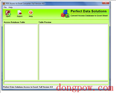 PDS Access To Excel Converter