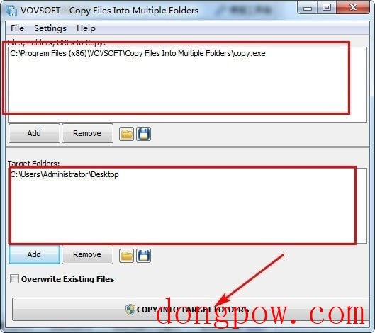 Copy Files Into Multiple Folders