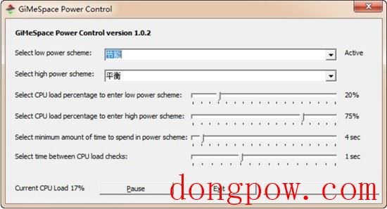 GiMeSpace Power Control