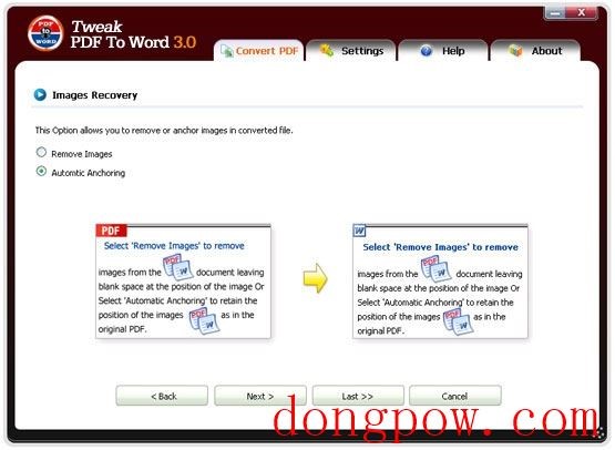 Tweak PDF To Word