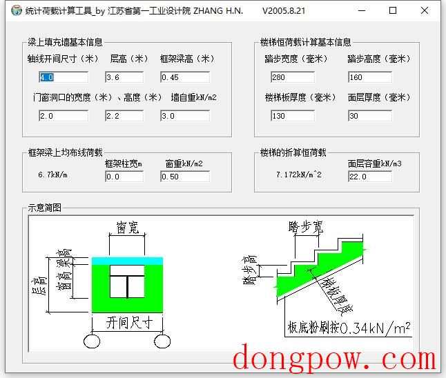 统计荷载计算工具