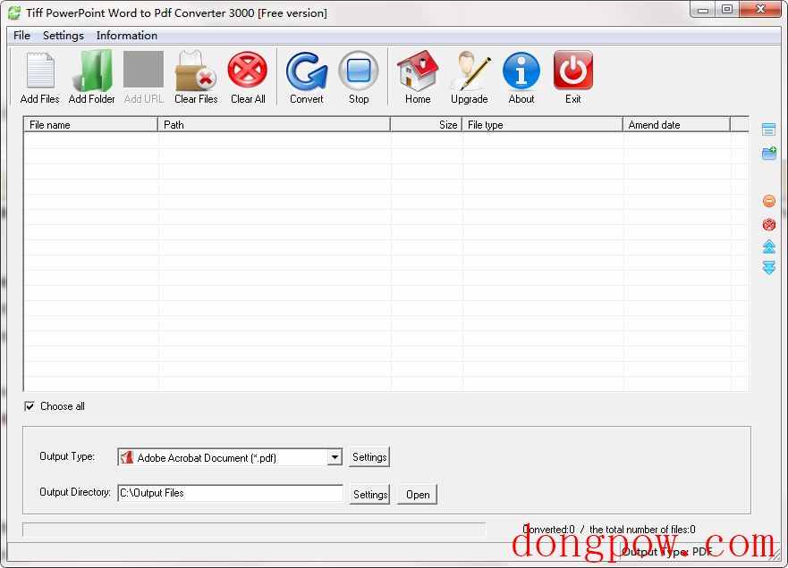 Tiff PowerPoint Word to Pdf Converte