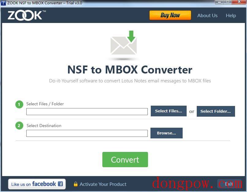 ZOOK NSF to MBOX Converter