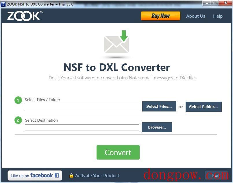 ZOOK NSF to DXL Converter