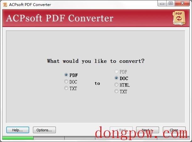 ACPsoft PDF Converter