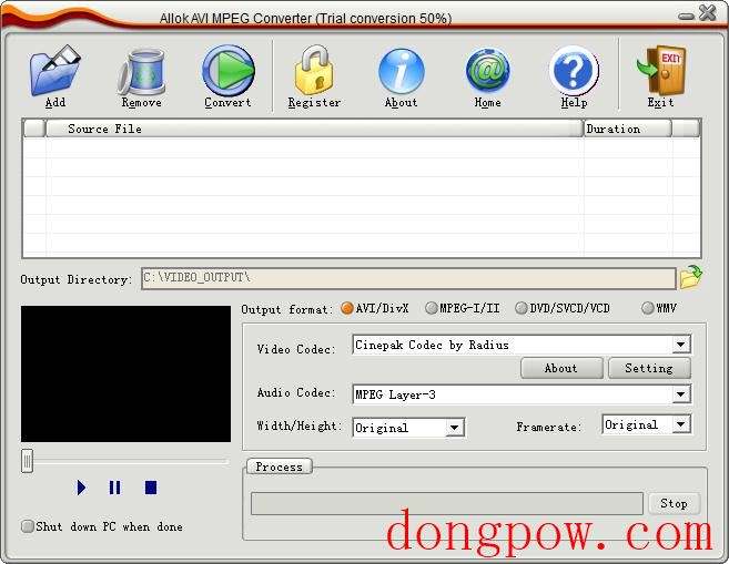 Allok AVI MPEG Converter