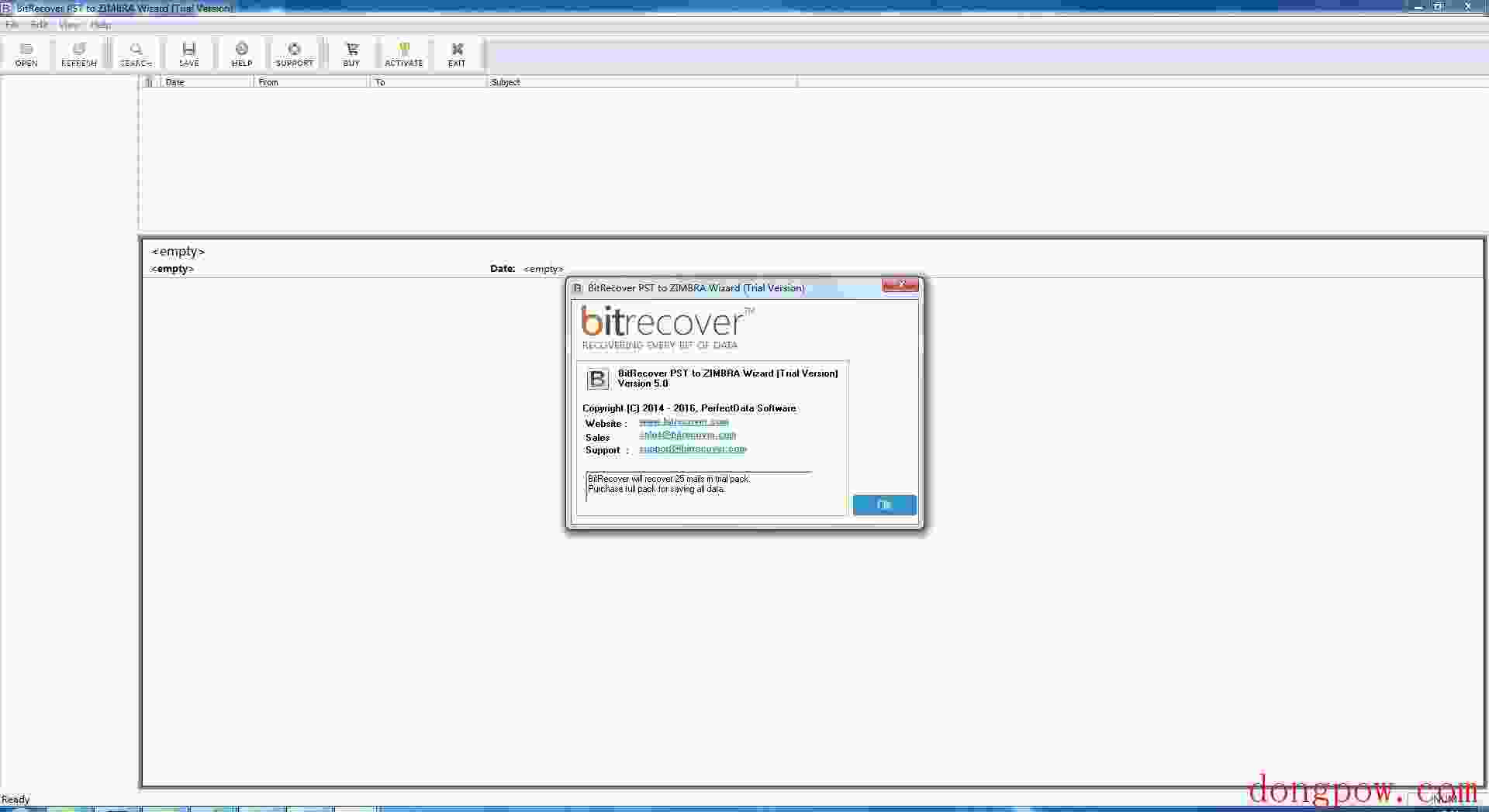 BitRecover PST to Zimbra Wizard