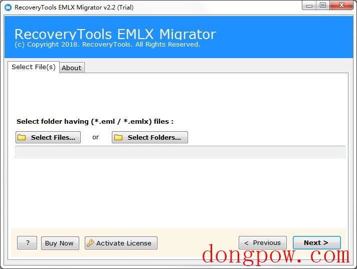 RecoveryTools EMLX Migrator