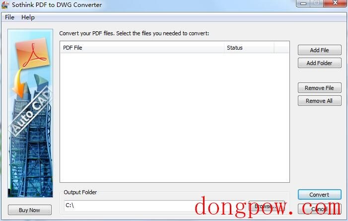 Sothink PDF to DWG Converter