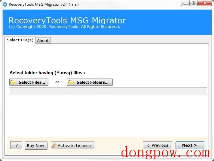 RecoveryTools MSG Migrator