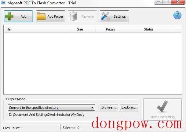 Mgosoft PDF To Flash Converter