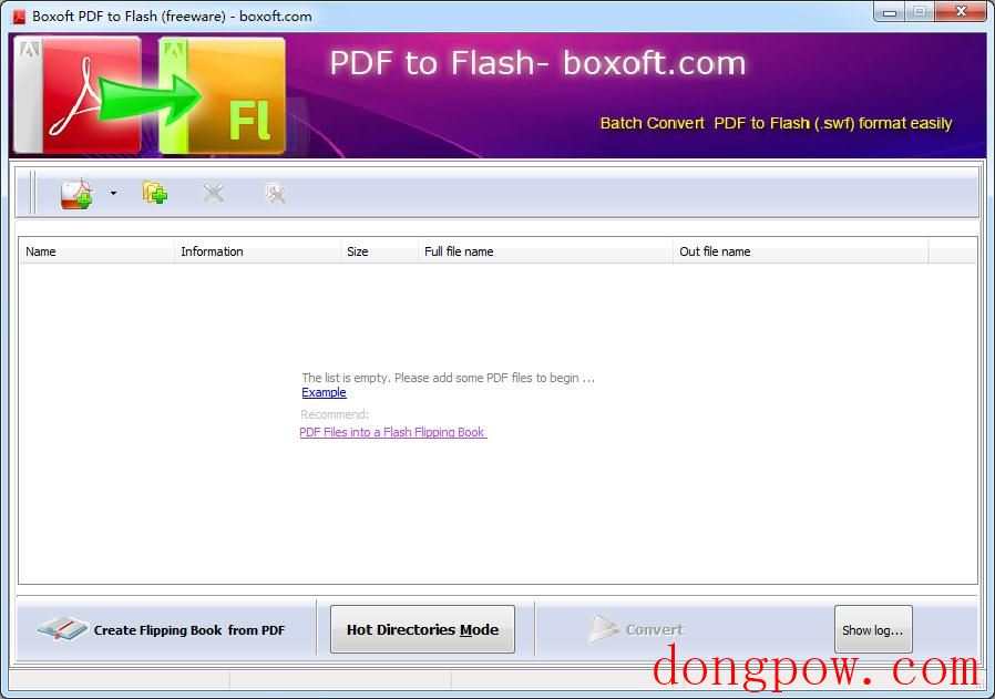 Boxoft PDF to Flash