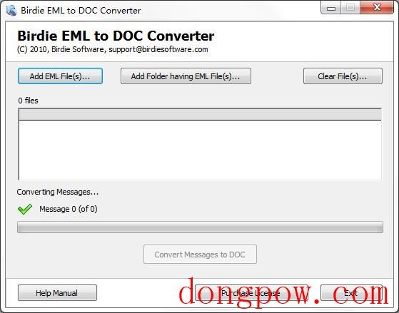 Birdie EML to DOC Converter