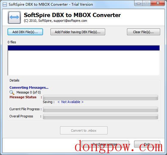 SoftSpire DBXa to MBOX Converter