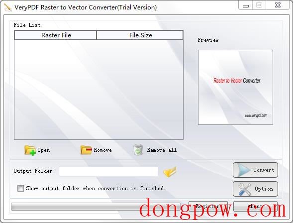 VeryPDF Raster to Vector Converter