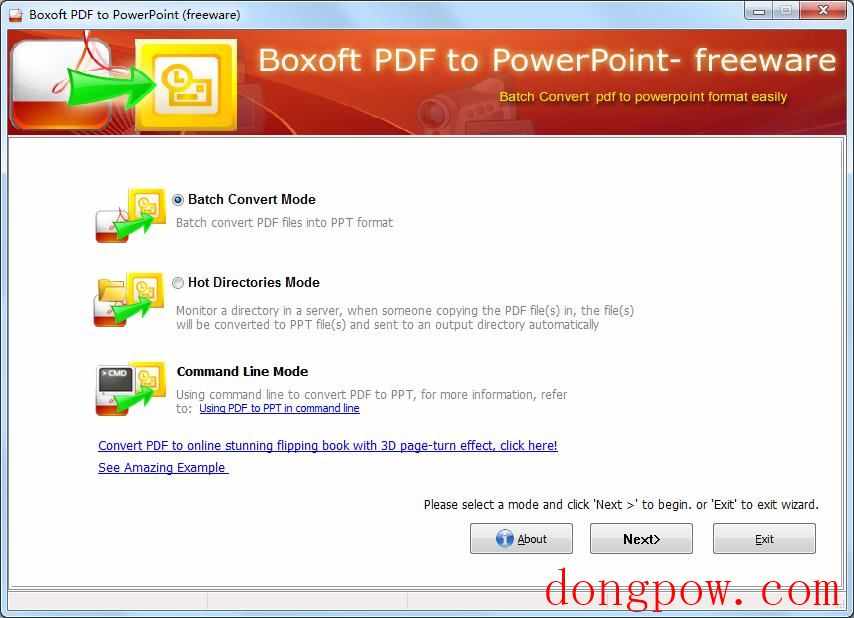 Boxoft PDF to PowerPoint