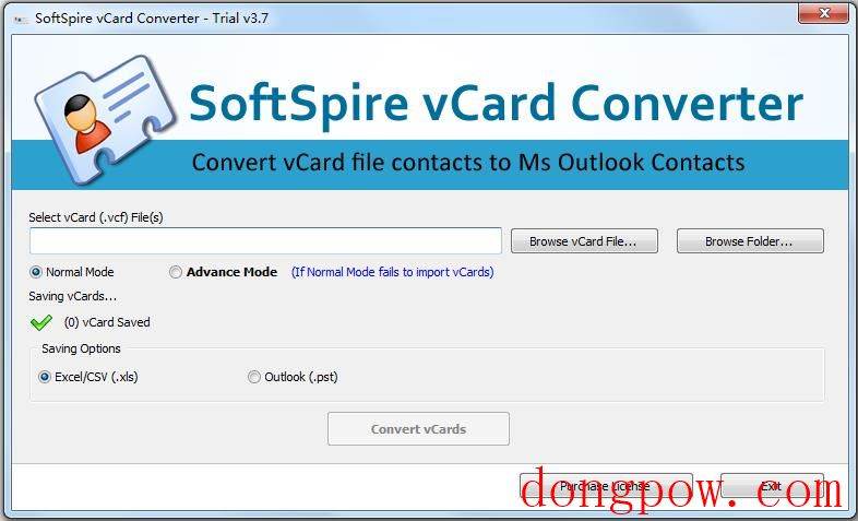 SoftSpire vCard Converter