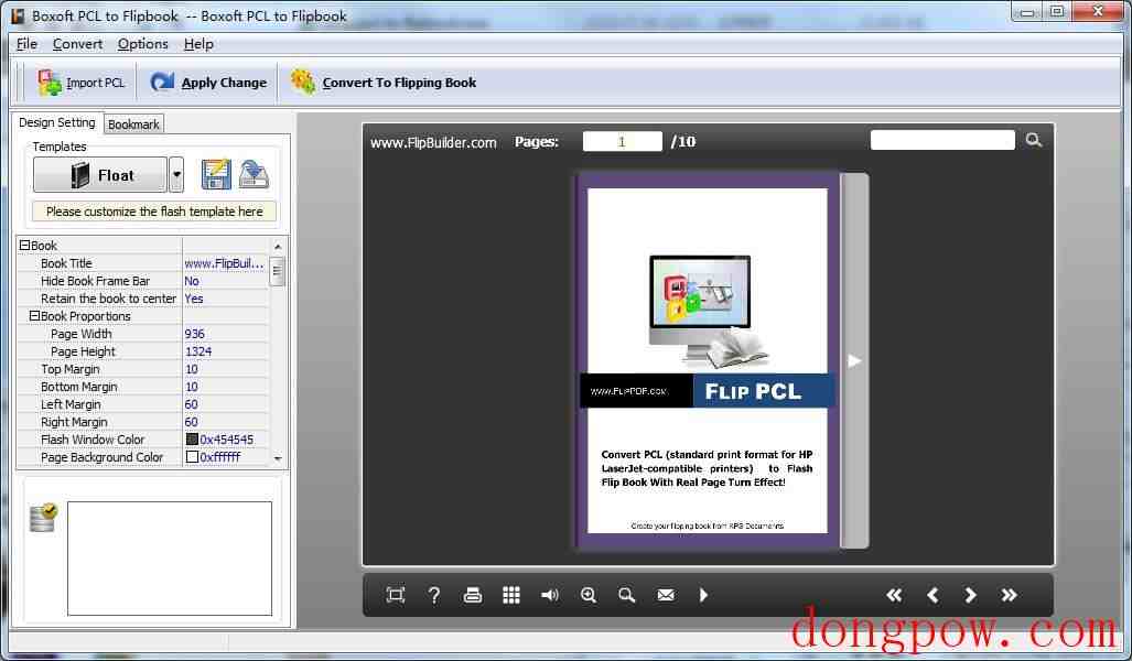 Boxoft PCL to Flipbook(翻页书制作工具) V1.0 英文安装版