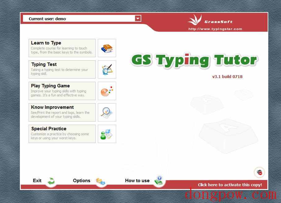 GS Typing Tutor(打字练习软件) V3.1