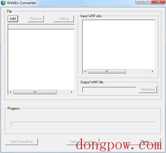 WebEx WRF to WMV(webex格式转换工具) V2.0