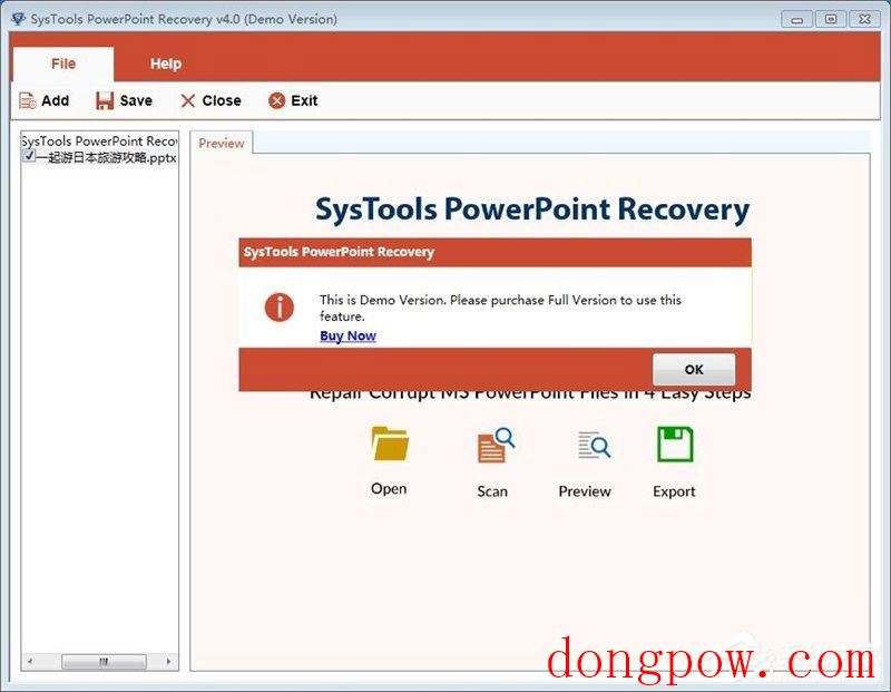 SysTools PowerPoint Recovery(PPT数据恢复工具) V4.0.0.0