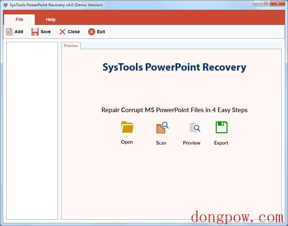 SysTools PowerPoint Recovery(PPT数据恢复工具) V4.0.0.0