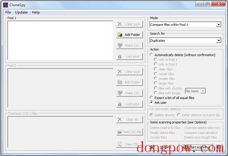 CloneSpy(重复文件扫描) V3.42 英文版