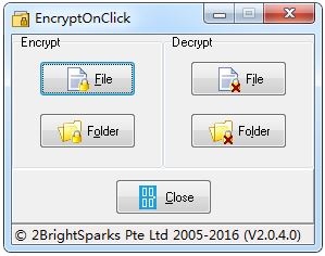 EncryptOnClick(文件夹加密) V2.0.6.0