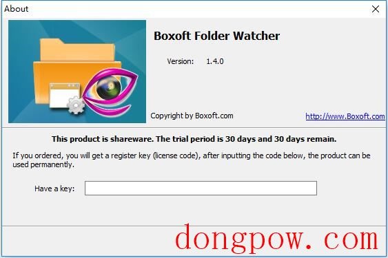 Boxoft Folder Watcher(文件夹监控器) V1.4.0