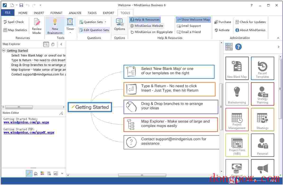 MindGenius(企业思维导图工具) V6.0.5 英文版