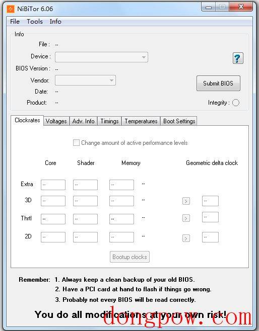 NVIDIA BIOS Editor(显卡BIOS编辑工具) V6.06 英文绿色版