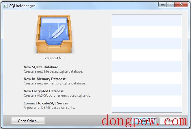 SQLiteManager(数据库管理工具) V4.6.8
