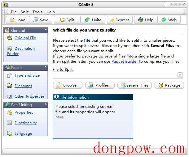 GSplit(文件分割工具) V3.0 绿色版