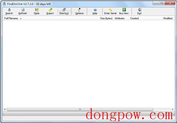 FindOnClick(磁盘文件搜索软件) V2.7.2.0 英文版