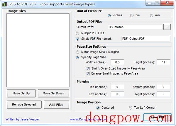 JPEG to PDF(JPG转PDF工具) V3.7 绿色版