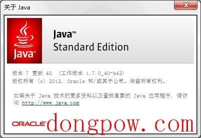 Java SE Runtime Environment 7.0u45 官方安装版