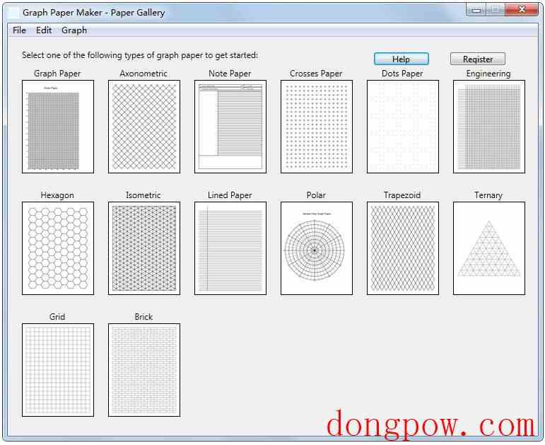 Graph Paper Maker